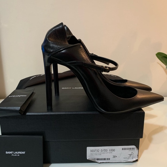 Saint Laurent Leather Majorelle Pumps - Picture 5 of 8